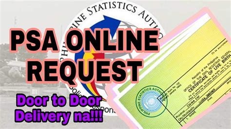psa online delivery|psa request online.